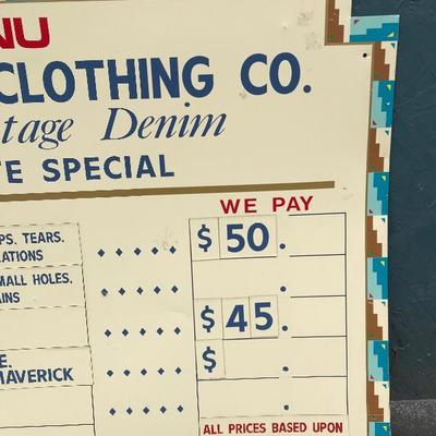 #73 - â€œA Far West Clothing Co.â€ Vintage Buying Menu