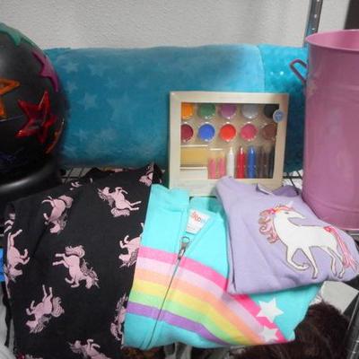 Lot 848 - Little Red Riding Hood & Great Wolf Costumes & Unicorn Items 