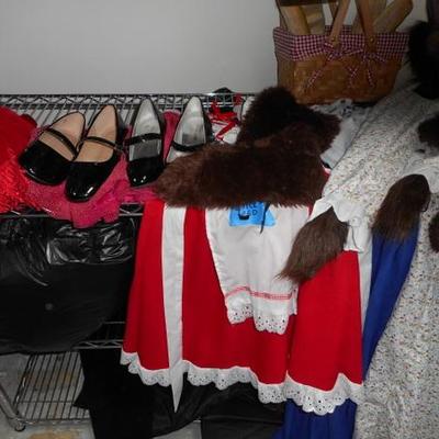 Lot 848 - Little Red Riding Hood & Great Wolf Costumes & Unicorn Items 