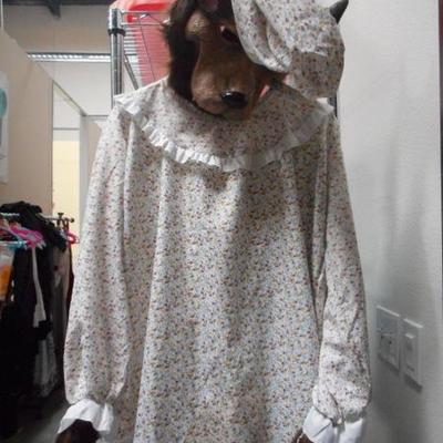 Lot 848 - Little Red Riding Hood & Great Wolf Costumes & Unicorn Items 