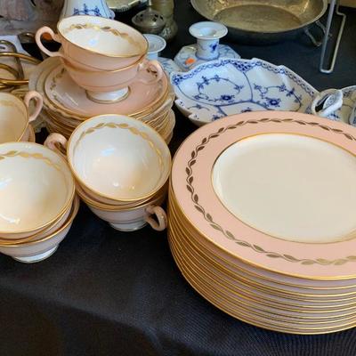 Pink Lenox Dishes