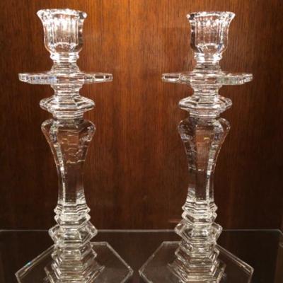Waterford Paradisio Candlesticks, Pair