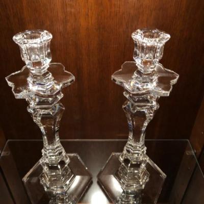 Waterford Paradisio Candlesticks, Pair