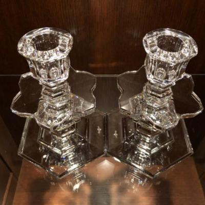 Waterford Paradisio Candlesticks, Pair