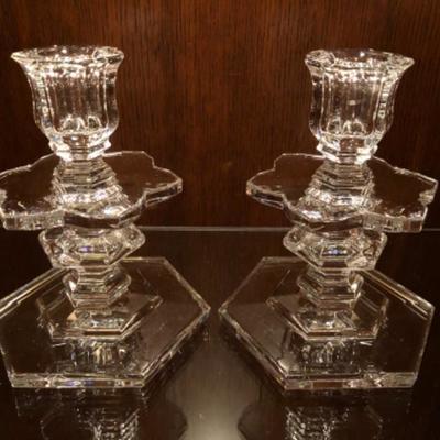 Waterford Paradisio Candlesticks, Pair