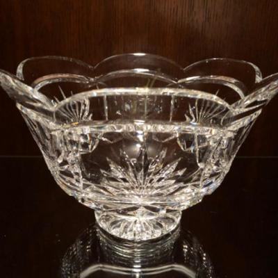 Waterford 8â€ Cut Crystal Bowl