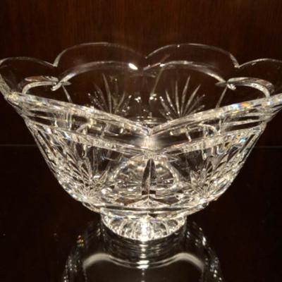 Waterford 8â€ Cut Crystal Bowl