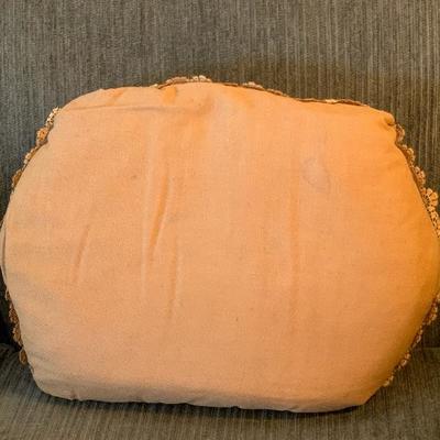 Handmade antique throw pillow
