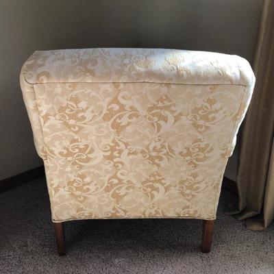 Light Yellow Upholstered Chair
