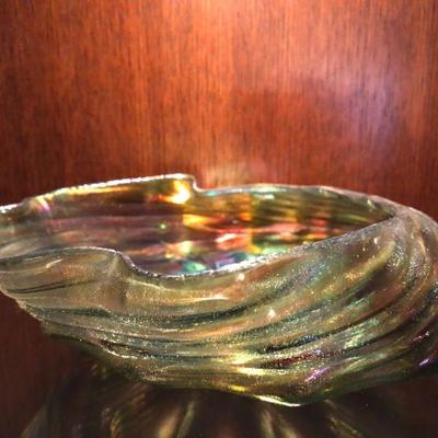 Lundberg Studios Iridescent Shell Bowl