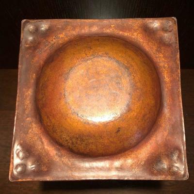 R.B. Reitz Hammered Copper Bowl