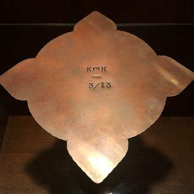 Ken Roberts Hammered Copper Lidded Box