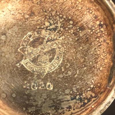 Silver Crest Bronze Bud Vase