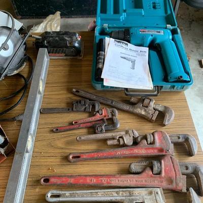 Pipe wrench lot 