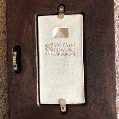 Motawi Tileworks â€œBellflowerâ€ in wheat. Retired