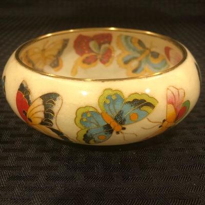 Plique-A-Jour CloisonnÃ© Bowl