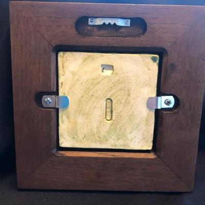 Framed Door Pottery Dragonfly Tile (green)