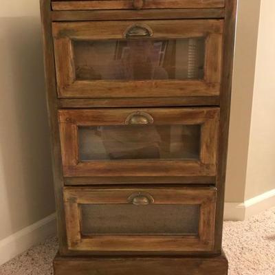 Green Three Drawer Chest