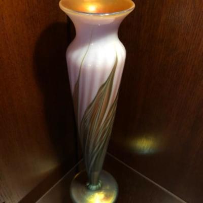 Tall Lundberg Studios Magnolia Vase 