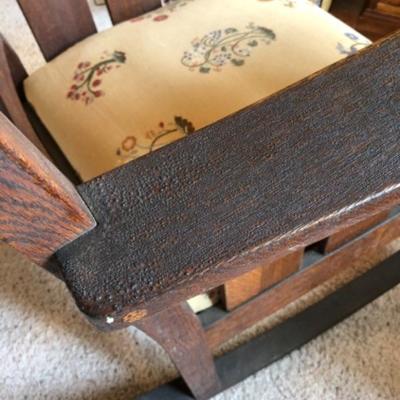 Antique Lifetime Arts & Crafts Rocking Chair