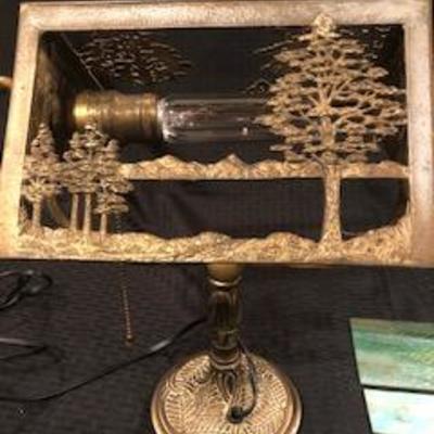 Cast Metal Sunrise/Sunset Lamp