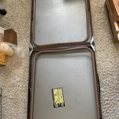 Vintage metal folding table