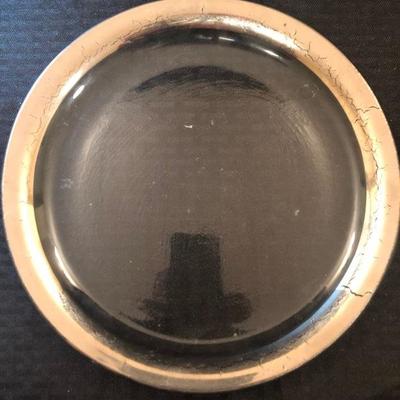 Set Of Three Annieglass Plates