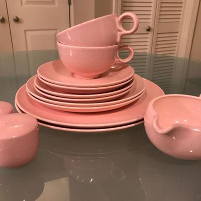 Vintage Pink Ceramic Table Ware