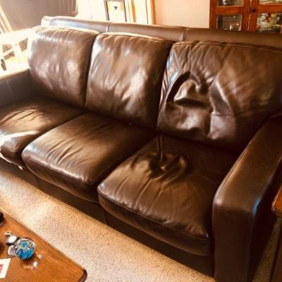 Bassett Leather Sofa