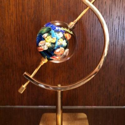 Josh Simpson Inhabited Planet w/Brass Stand