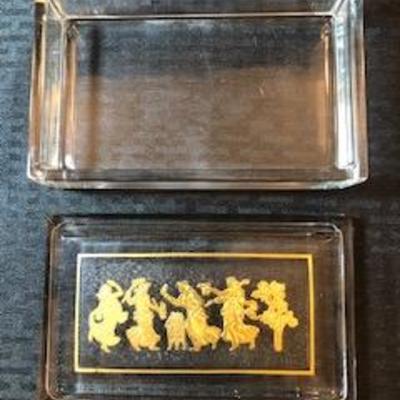 Val St Lambert Crystal Box
