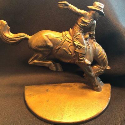 Bronze Bookend/Door Stop (unmarked)