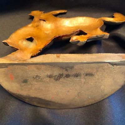 Bronze Bookend/Door Stop (unmarked)