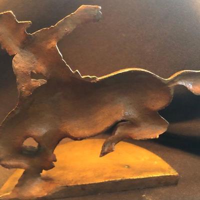Bronze Bookend/Door Stop (unmarked)