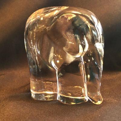 1986 Goebel Crystal Elephant