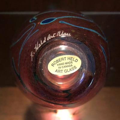 Robert Held Art Glass Vase