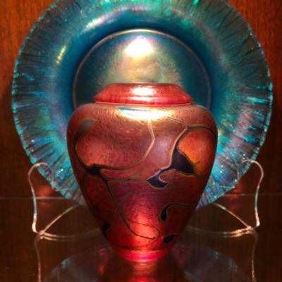 Robert Held Art Glass Vase