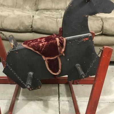 Hand Made Vintage Rocking Horse