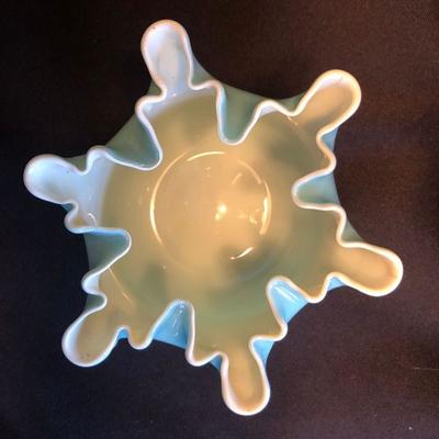 Art Glass Small Bowl - imperfection as seen in last pic