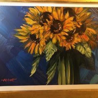 Jason Abbott Original Painting. â€œMagic Sunsâ€