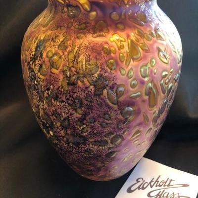 Eickholt Art Glass Vase 2010
