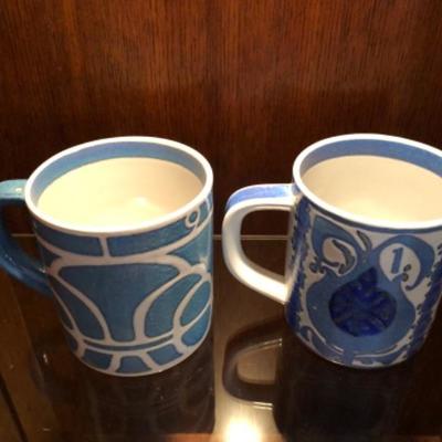 Royal Copenhagen Annual Mugs, â€˜68 & â€˜69