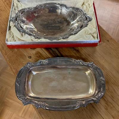 Silver plate trays 