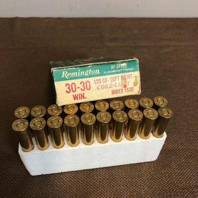 Lot #9 Remington 30-30 - 150 Grain Core lokt    