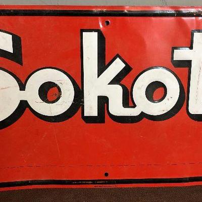 Lot #11 Vintage Tin Sign SOKOTA Seeds 