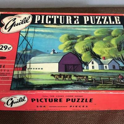 Lot #12 Vintage Guild Picture Puzzle 