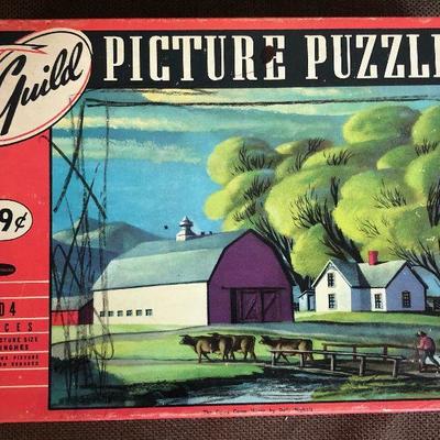 Lot #12 Vintage Guild Picture Puzzle 