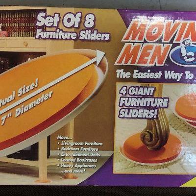 Lot #18 Set of 8 Moving Men Sliders