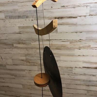 Lot #22 Asian GONG  Wind Chime 