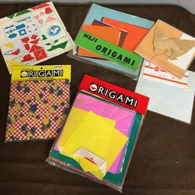 Lot #36 Origami Paper Colored & Patterned